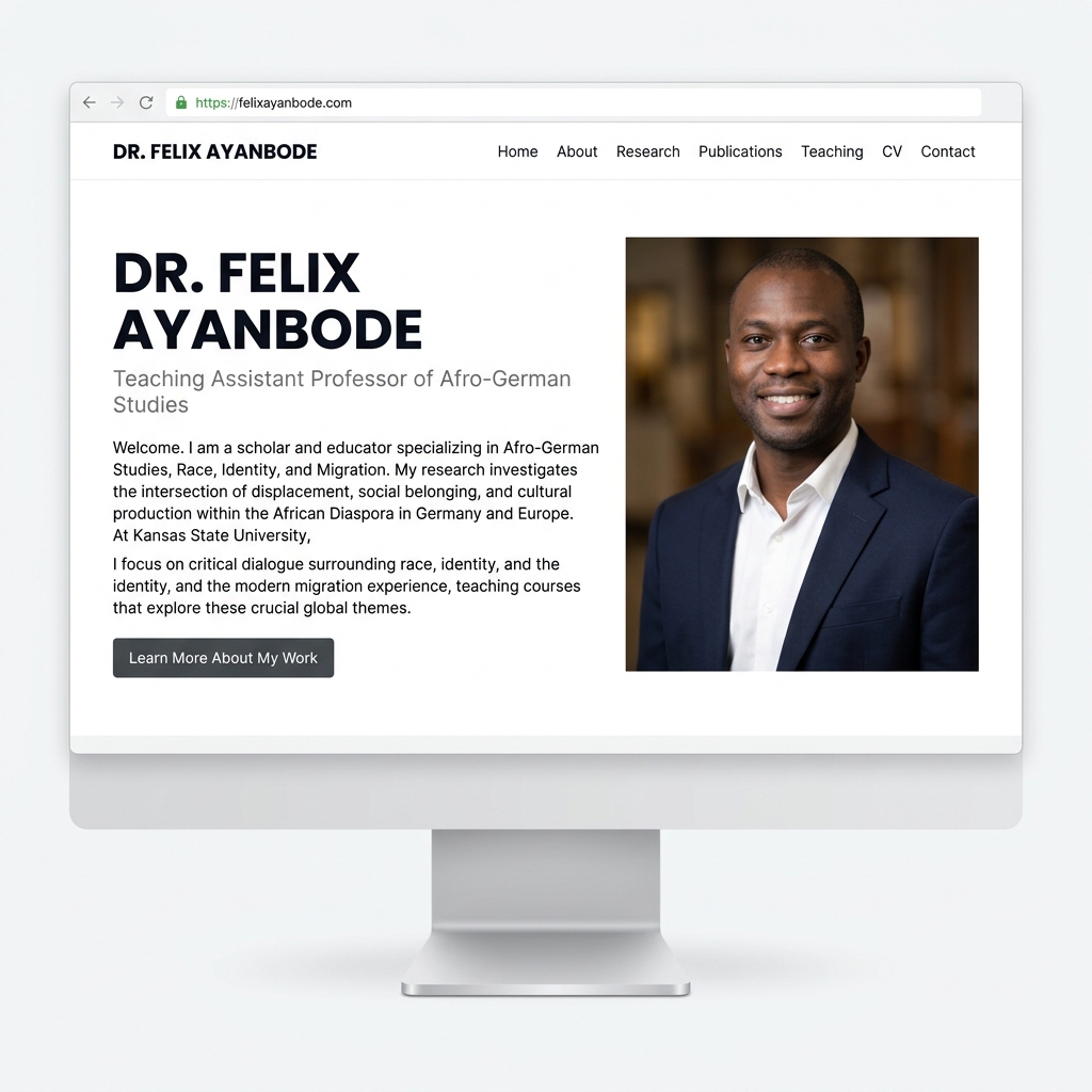 Dr. Felix Ayanbode Portfolio